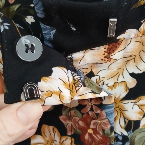 NWOT Jules & Leopold Womans Sz Sm/P FLORAL DRESS PANTS - Picture 4 of 6